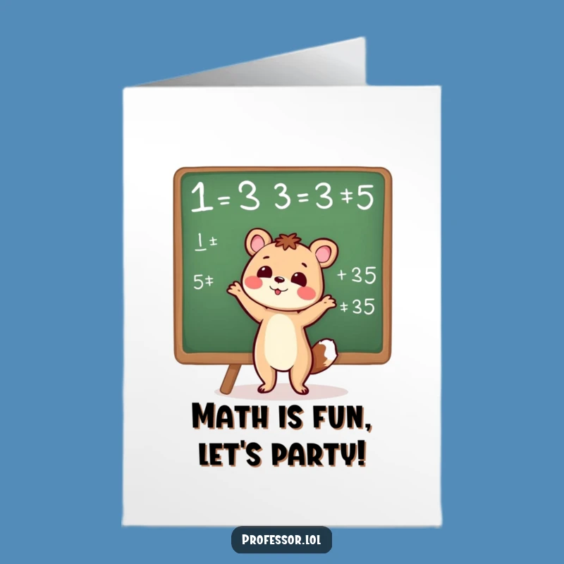 Free Printable Birthday Card: Funny Animal Explains How to Have a Great Birthday!