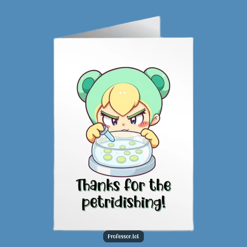 Free Printable Thank You Card: Curious Examination - Thanks Download