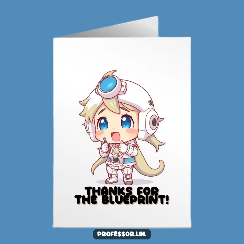 Free Printable Thank You Card: Funny Model Builder Appreciation, Downloadable Gratitude