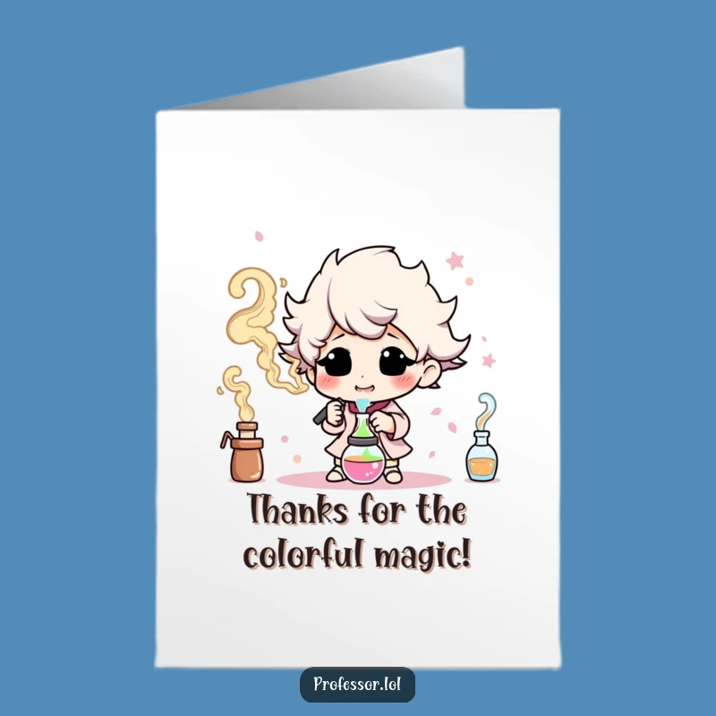 Free Printable Thank You Card: Colorful Smoke Thanks - Unique Appreciation Download