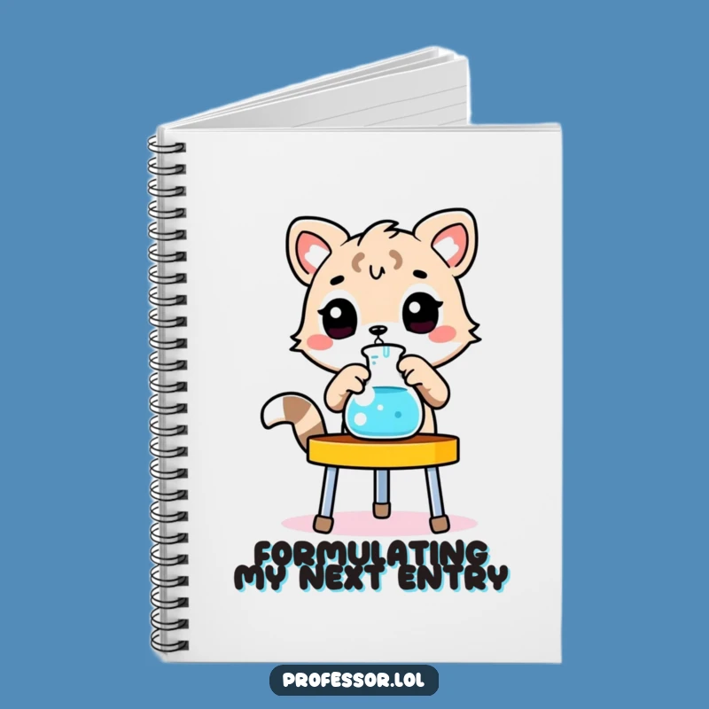 Funny Animal Lab Notebook - Beaker Adjuster Journal, Experiment Log