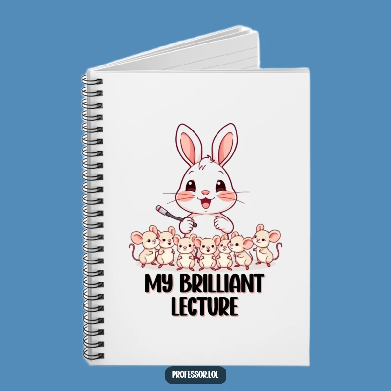 Funny Rabbit's Lesson Notebook: Jot Down Your Brilliant Ideas