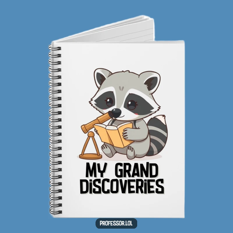 Funny Raccoon's Discovery Notebook: Record Your Findings