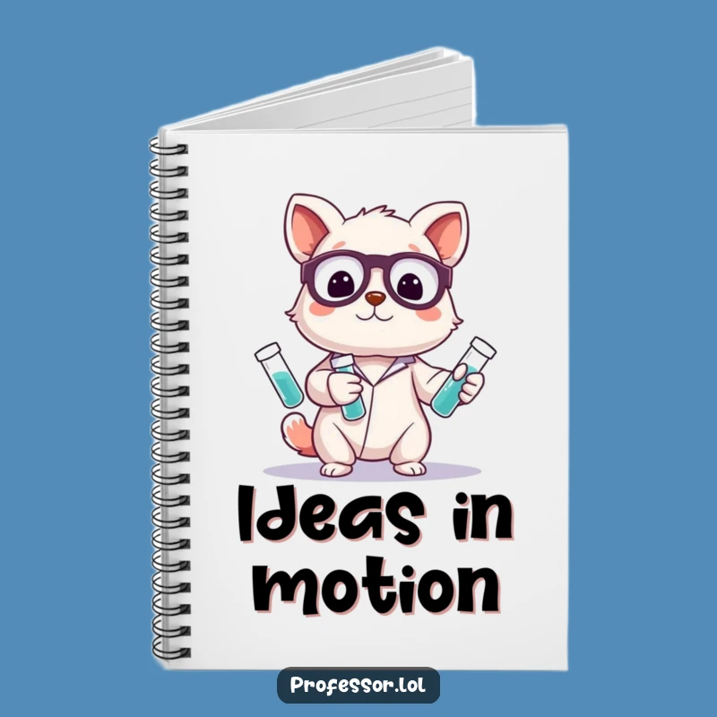 Funny Science Notebook - Cute Animal Juggler Journal for Ideas