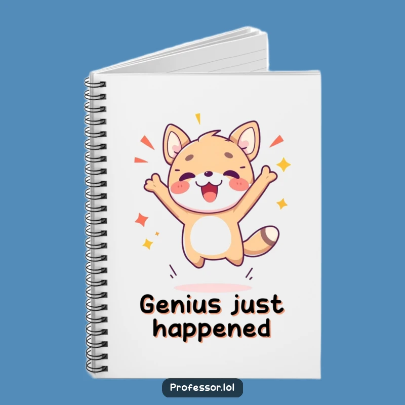 Funny Breakthrough Animal Notebook - Cute Jumping Journal for Ideas