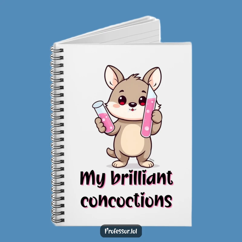 Funny Scientist Animal Notebook: Record Your Experiments (and Jokes)!