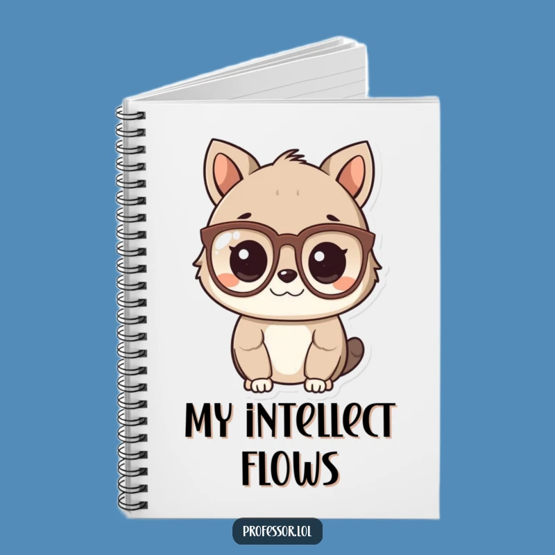 Funny Smart Animal Notebook: Jot Down Your Bright Ideas, Intellectual Gift