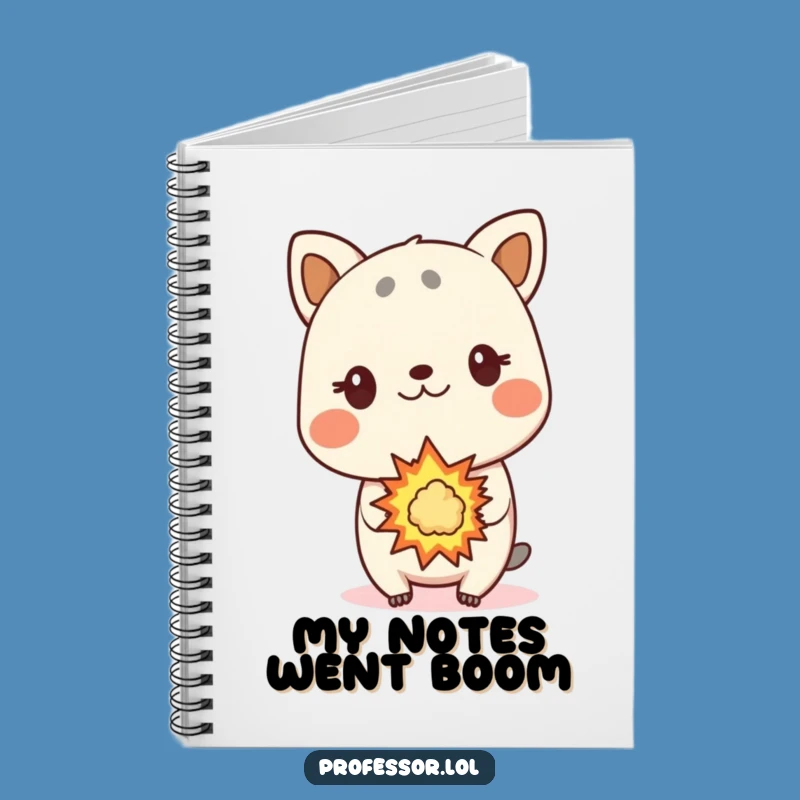 Funny Animal Explosion Notebook - Surprise Journal, Experiment Log