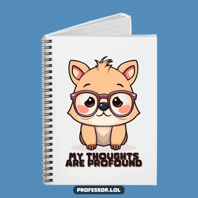 Funny Spectacled Animal Notebook: Jot Down Brilliant (and Funny) Ideas!