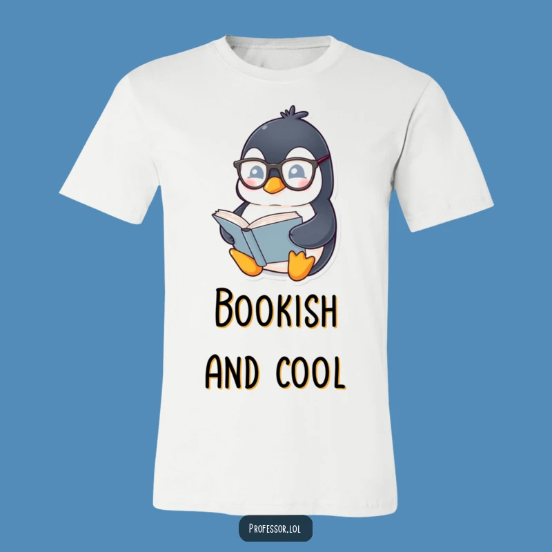 Funny Penguin Bookworm T-Shirt: Wear Your Love for Books Loud and Proud!