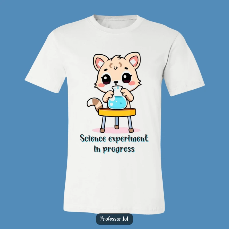 Funny Animal Lab T-Shirt - Beaker Adjuster, Future Scientist Tee