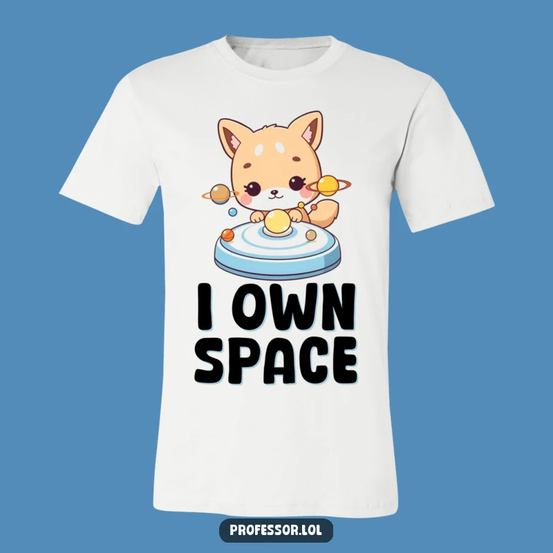 Funny Astronaut T-Shirt: Cute Animal Explores Solar System, Fantastic Space Gift!