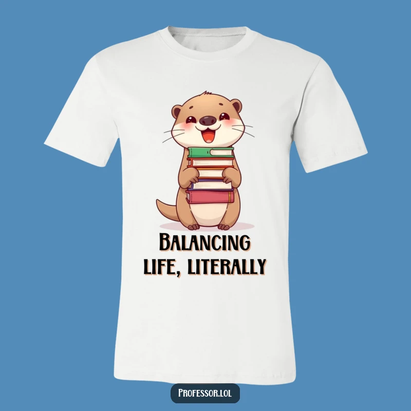 Funny Otter T-Shirt: Balance Your Books (and Life!) with Humor