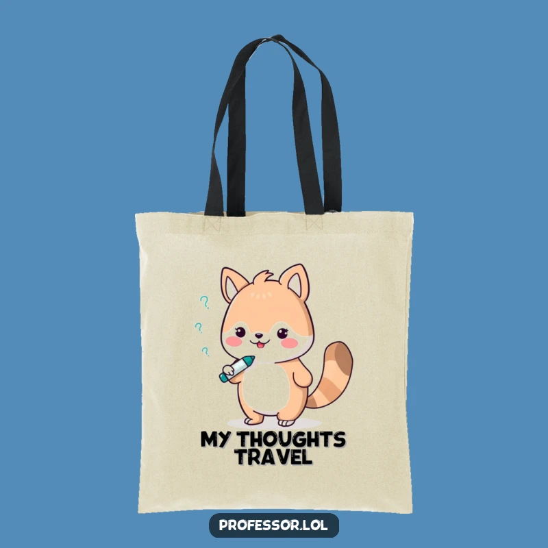 Funny Debate Animal Tote Bag - Cute Marker Carry-All Gift