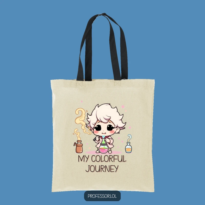 Funny Colorful Smoke Tote Bag: Carry Your Creative Vibe