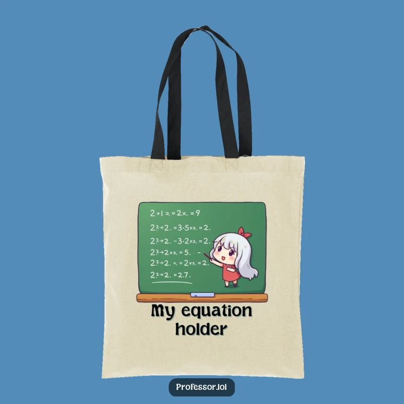 Funny Math Equations Tote Bag: Carry Your Smarts with This Hilarious Bag!